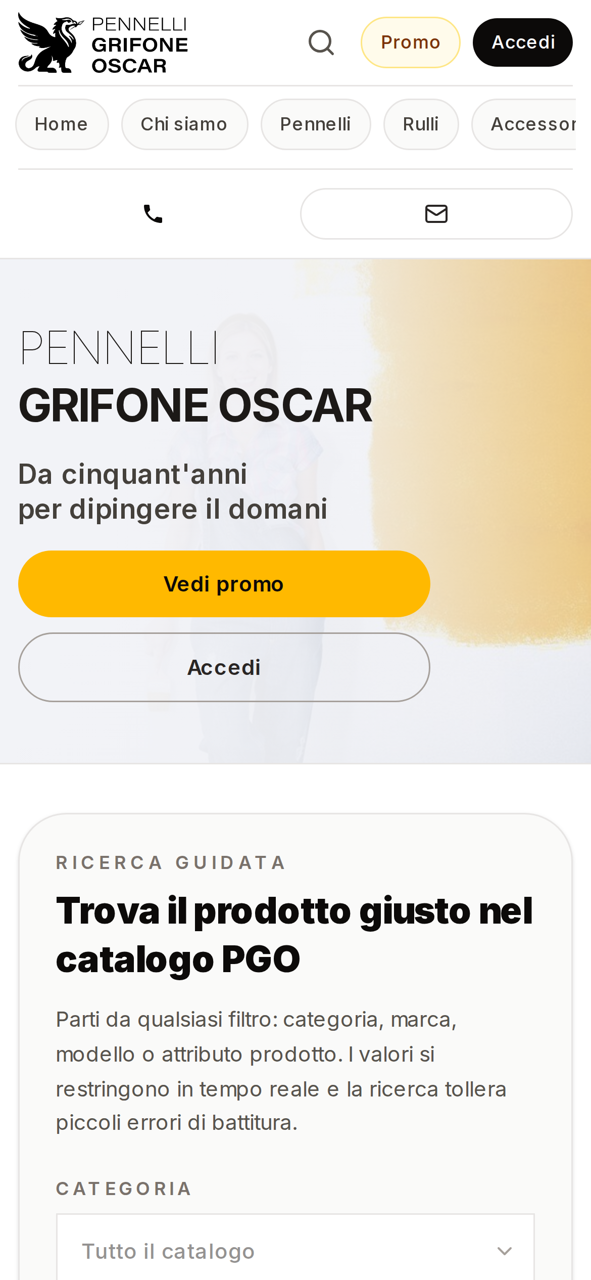 Pennelli Grifone Oscar mobile